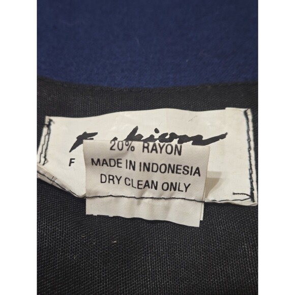 Vintage USA American Flag Sequin Beaded Vest Size XL Snap Front C20.1 - Picture 7 of 8